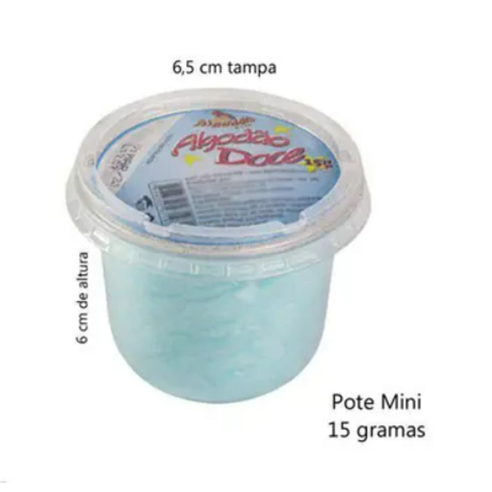 Algodão Doce Azul 15g - Algodão & Cia