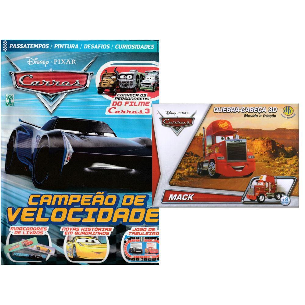 Quebra-cabeça Grandão Carros 48 Peças Toyster - PAPELARIA RISCA DE GIZ