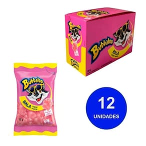 Bala Gelatina Bubbaloo Patinhas Tutti Frutti C/12 de 15g