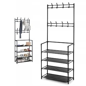 Rack Sapateira Arara Roupa Tenis Sapato Sandalia Porta Objeto Organizador Gancho Quarto Sala Decoraçao Multiuso Varanda