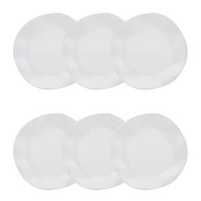 Conjunto De Pratos Fundos 06 Peças Ryo White Oxford