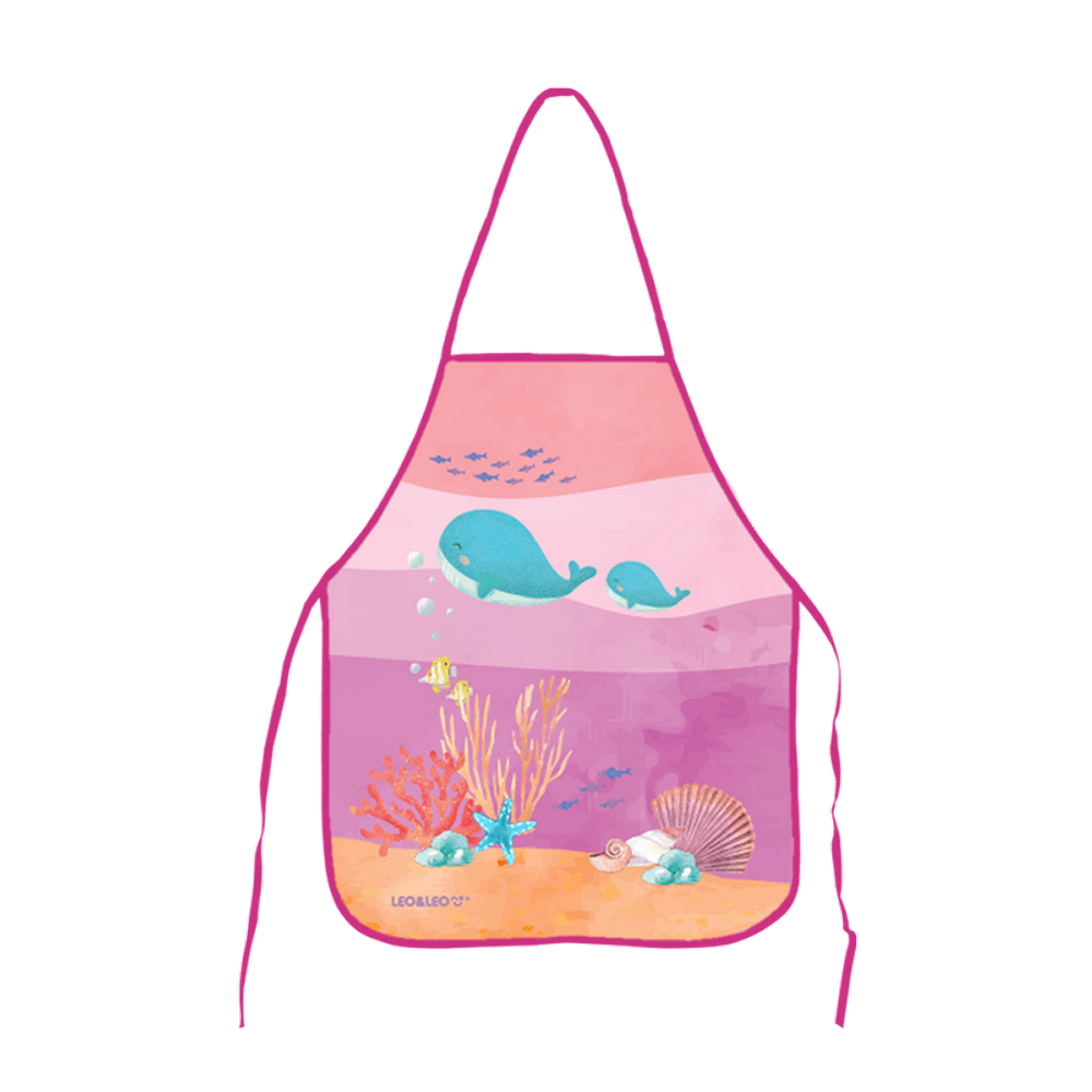 Avental Infantil Escolar Impermeável com Temas - Leo&Leo
