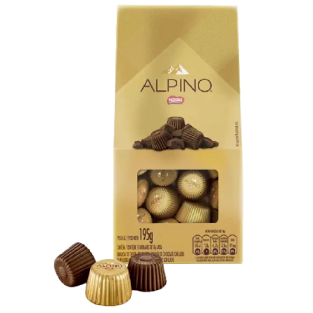 Chocolate Bombom Alpino ao Leite C/15 unids - Nestlé