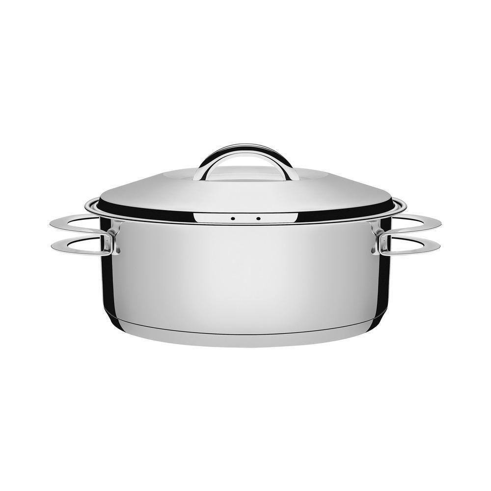 Caçarola Rasa Tramontina Aço Inox Fundo Triplo Solar 24Cm