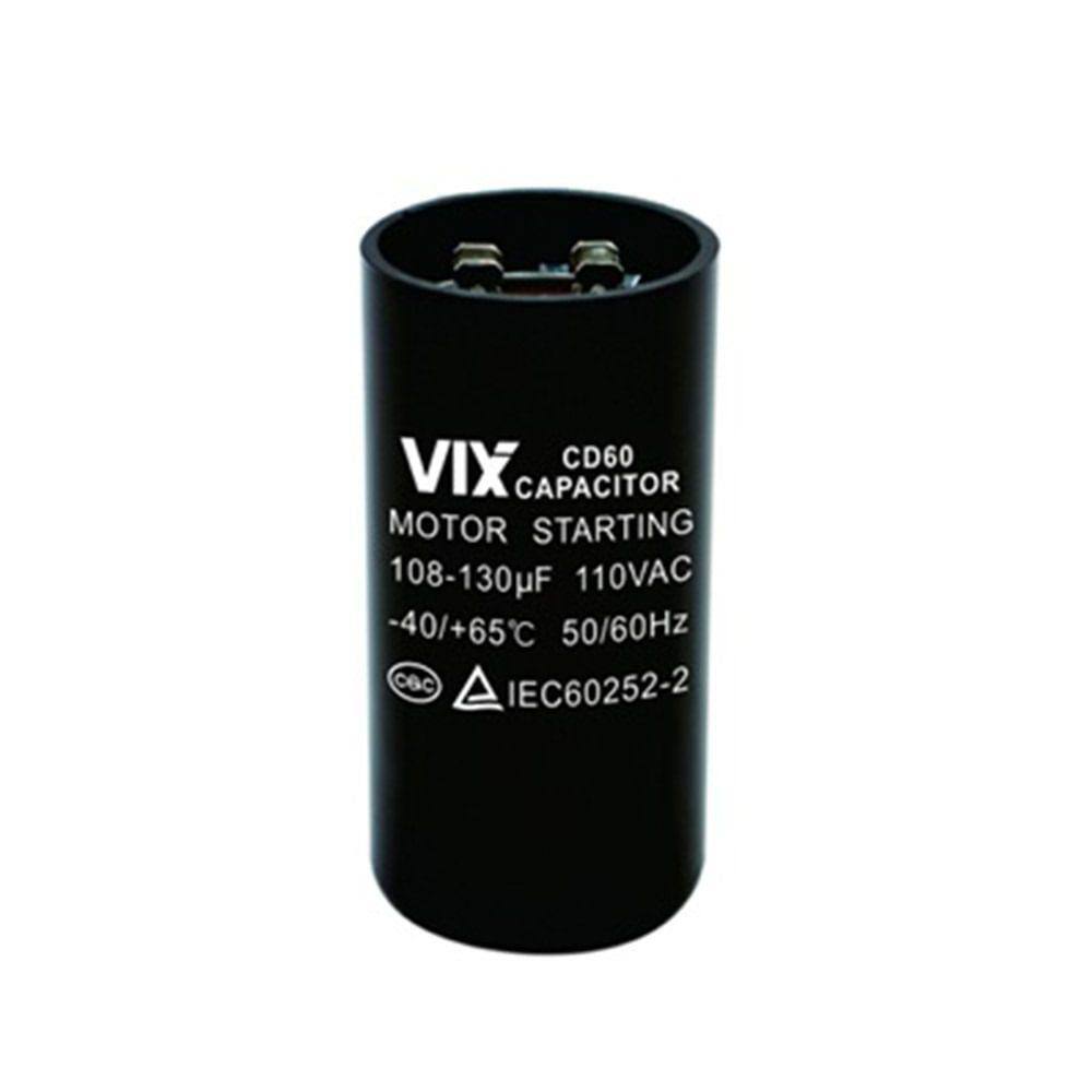 Capacitor Permanente Vix 108/130 1/8 – 127 Volts