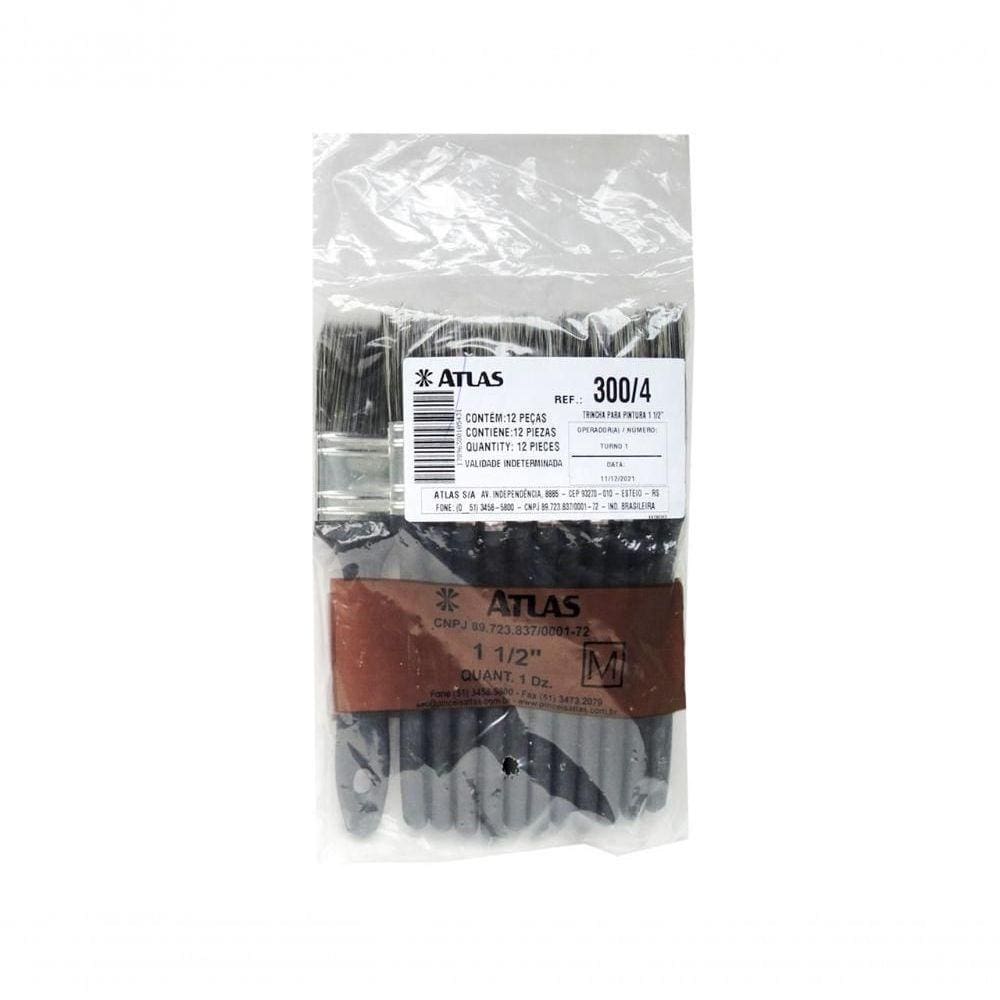 Trincha Atlas 300/4 D 1.1/2&quot; C/12Pcs