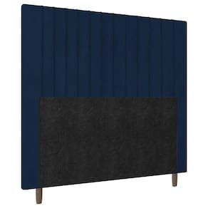 Cabeceira Cama Box Casal Queen Nala 160cm Veludo Marinho