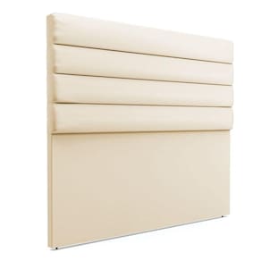 Cabeceira Para Cama Box Queen 160 Cm Corino Bege