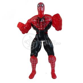 Brinquedo Boneco Vingadores Homem Aranha 25Cm + Mascara 16Cm