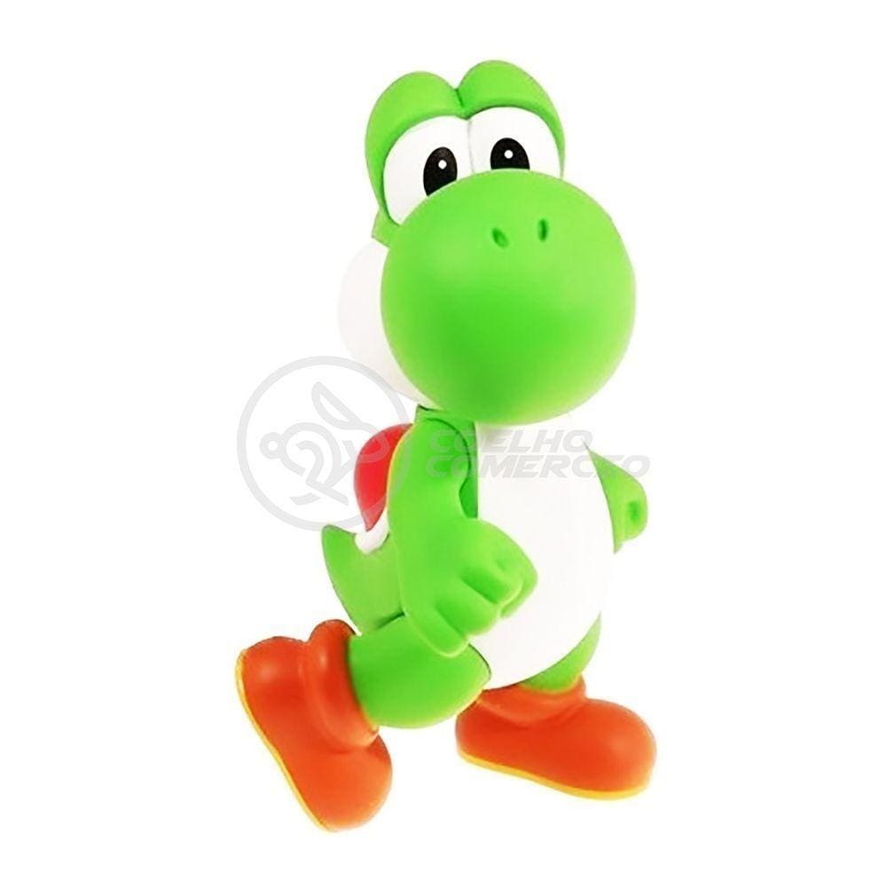 Boneco Action Figure Yoshi Grande Super Size 26Cm - Mario