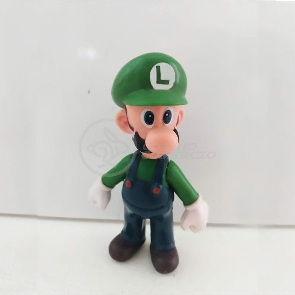 Boneco Luigi Grande Super Size 23Cm - Super Mario