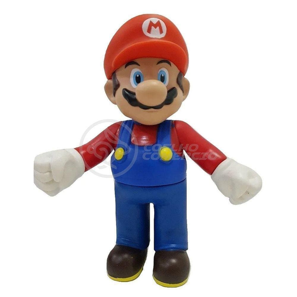 Boneco Mario Grande Super Size 23Cm - Super Mario