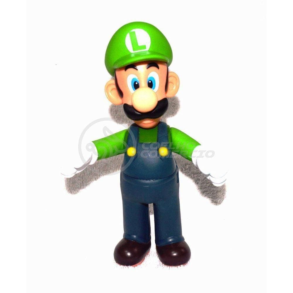 Boneco Luigi Grande Super Size 23Cm - Super Mario