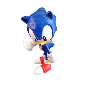 Coleção Boneco Action Figure Sonic Azul 16Cm