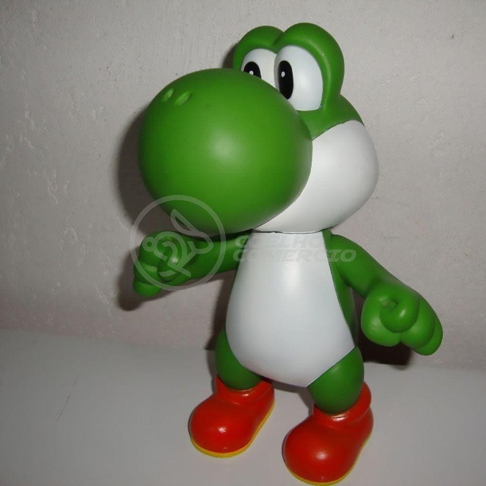 Boneco Action Figure Yoshi Grande Super Size 26Cm - Mario