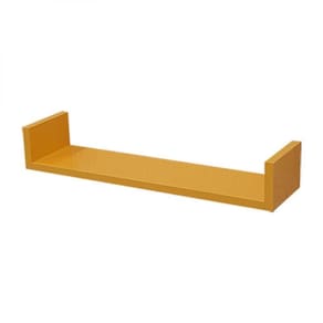 Prateleira U 100 X 15cm Amarela Suporte Invisível