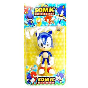 Coleção Boneco Action Figure Sonic Azul 16Cm