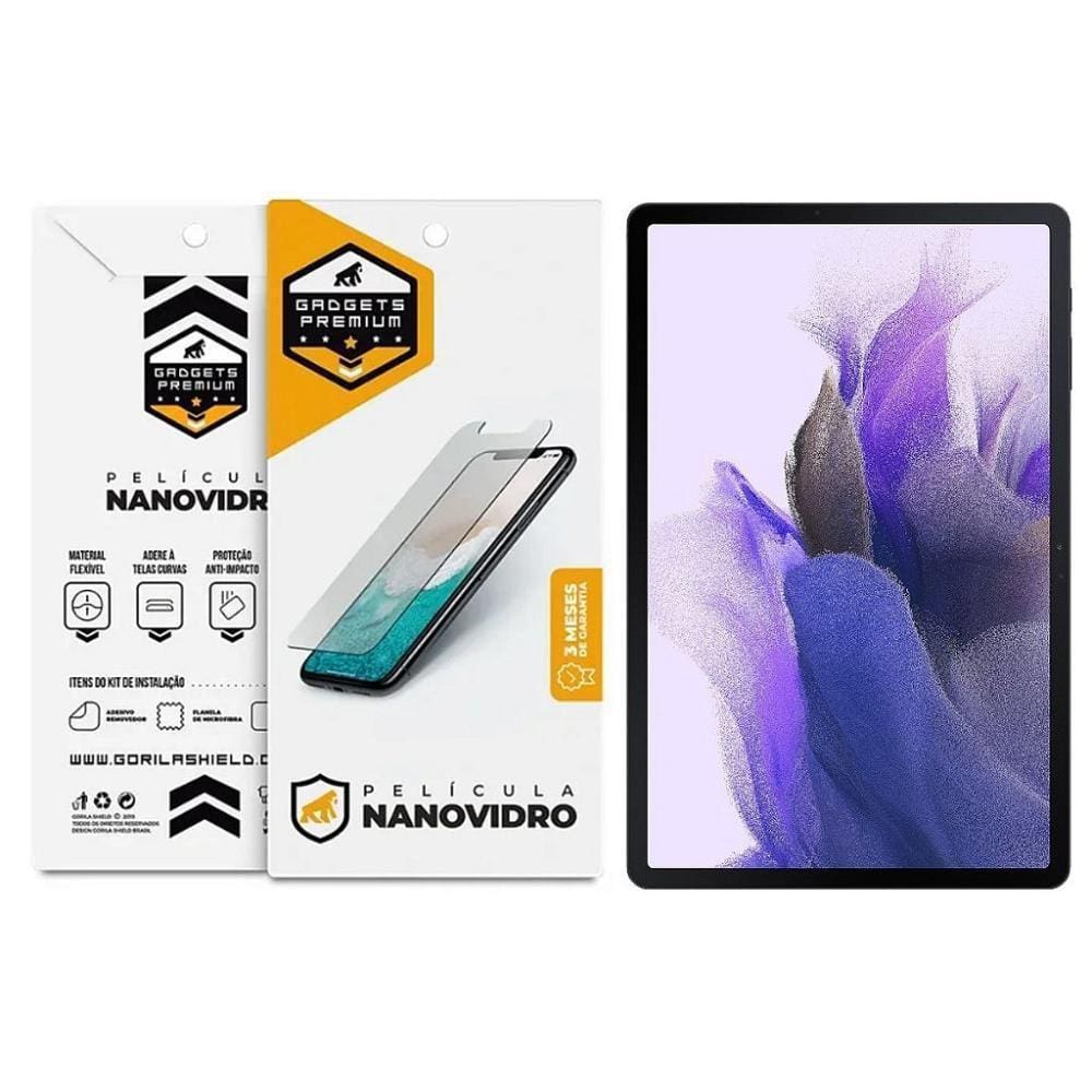Película Para Samsung Galaxy Tab S7 Fe- Nano Vidro - Gshield