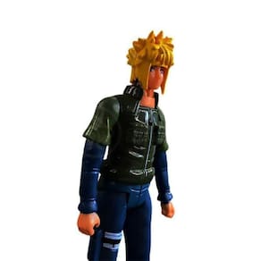 Kit 4 Bonecos Action Naruto Shippunden Kakashi Minato Sasuke