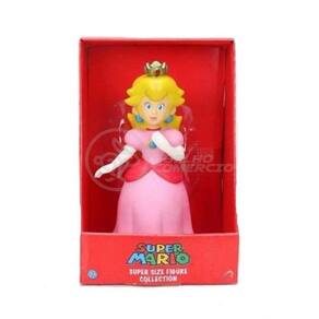 Boneco Princesa Peach Toadstool Super Size 23Cm - Mario