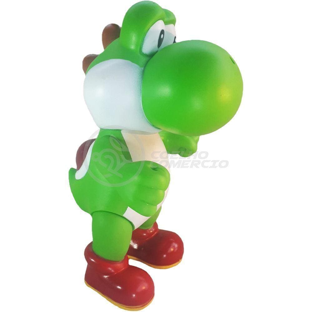 Boneco Action Figure Yoshi Grande Super Size 26Cm - Mario