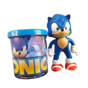 Bonecos Sonic The Hedgehog F00662 - Sonic com Prancha de Snowboard