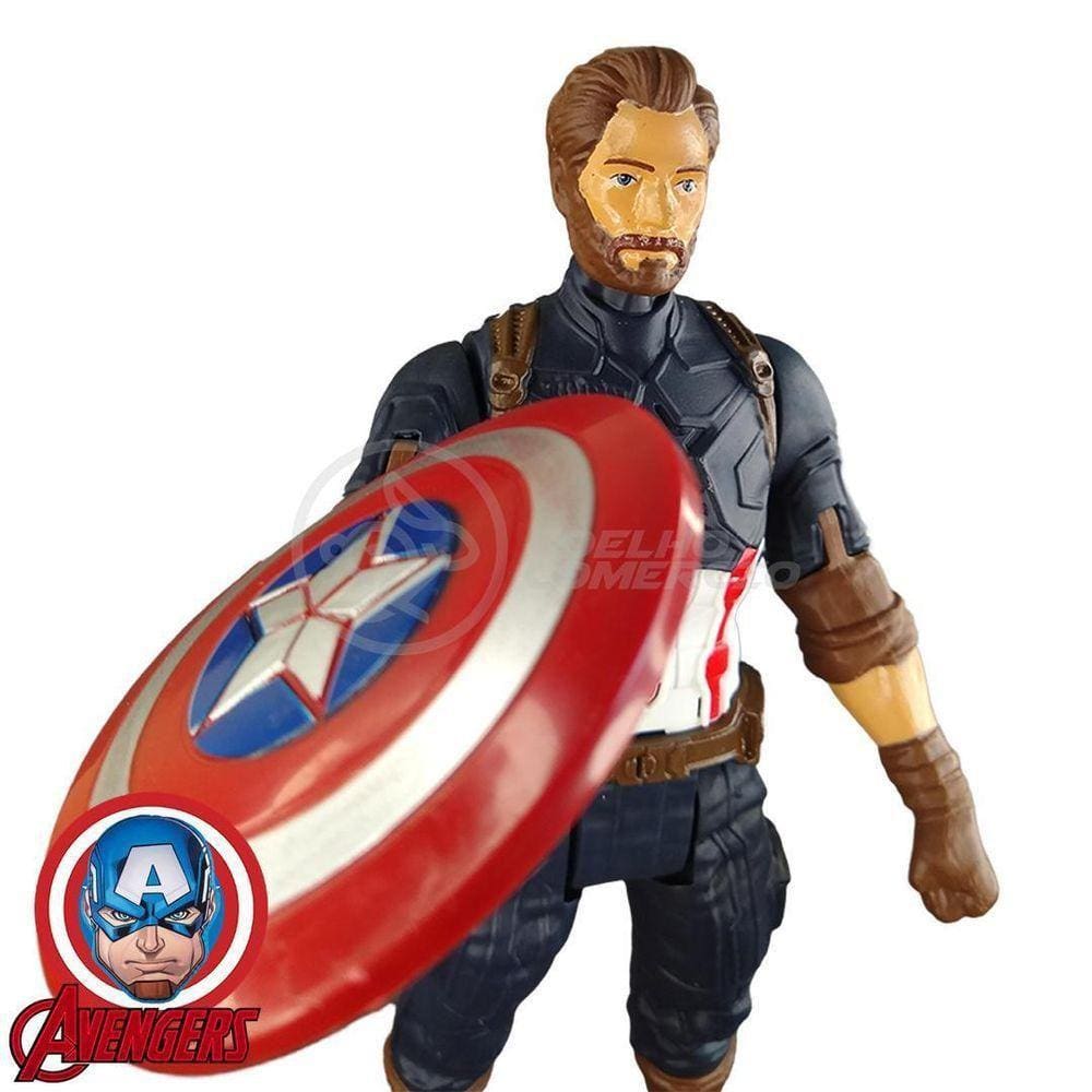 Boneco Action Figure Vingadores Capitão America 29Cm
