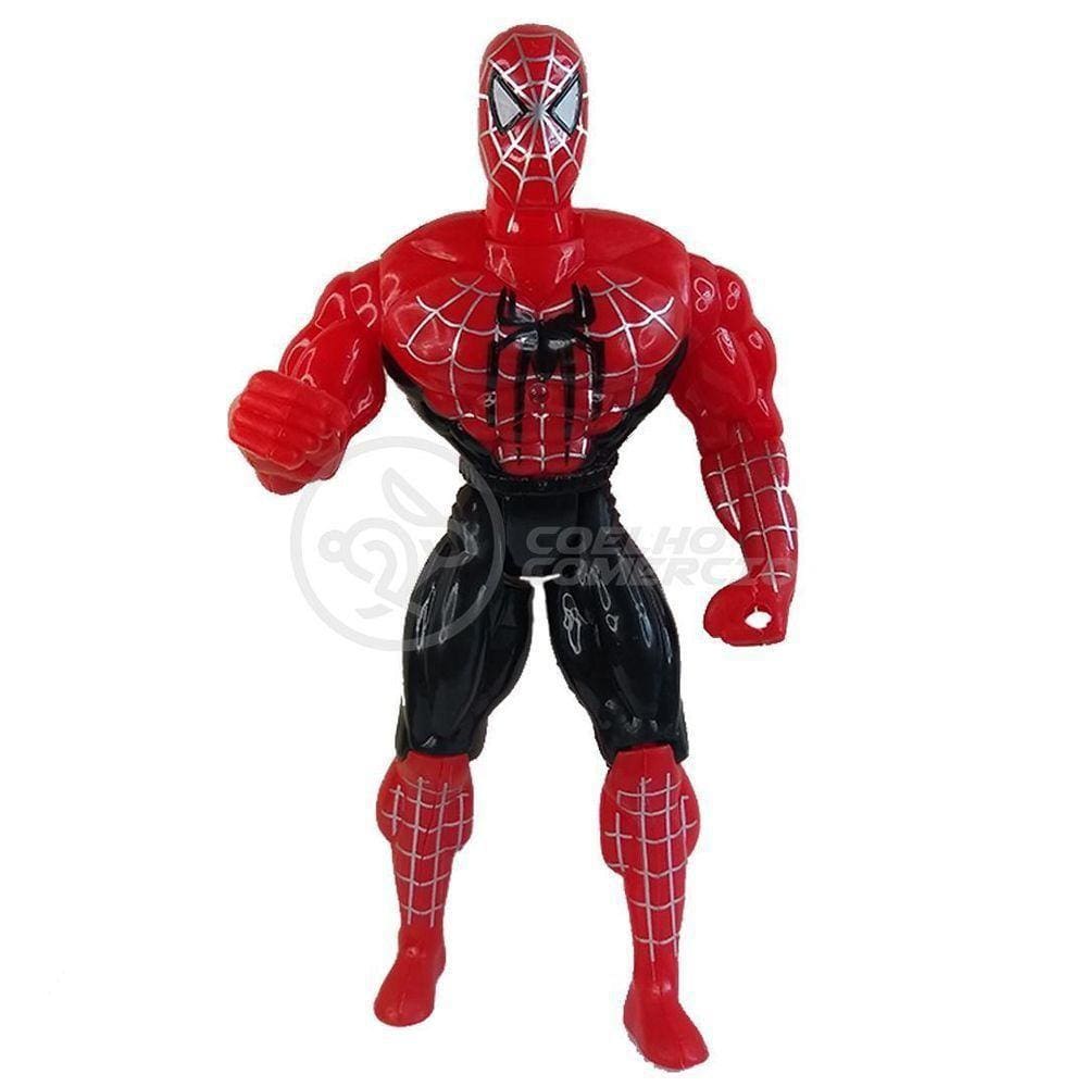 Boneco Action Figure Vingadores Homem Aranha 25Cm