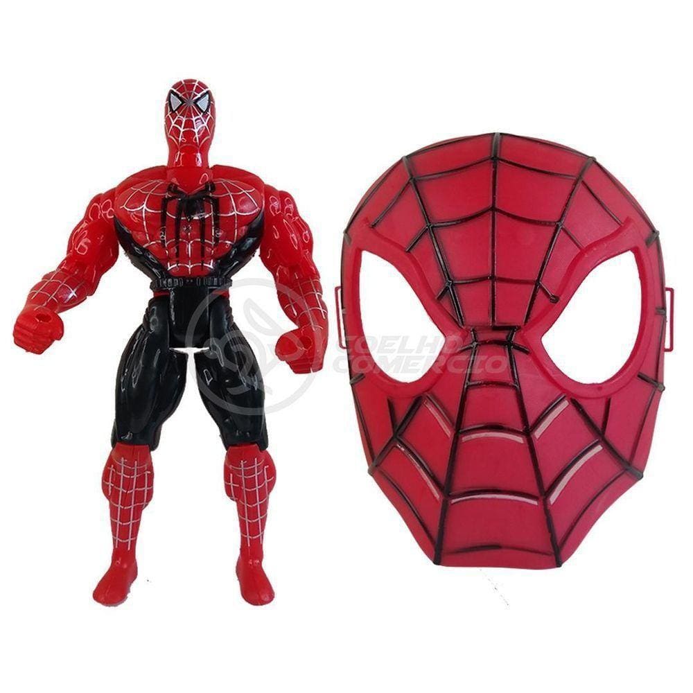 Boneco Action Figure Vingadores Homem Aranha 25Cm