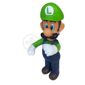 Boneco Action Figure Luigi Super Size 23Cm Super Mario