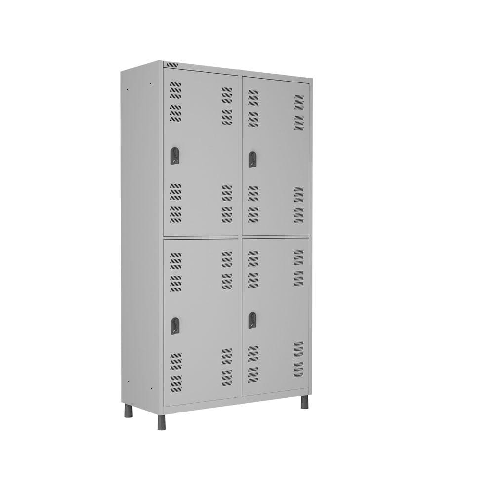 Roupeiro Aço Insalubre 4 Portas Grandes Locker 10006