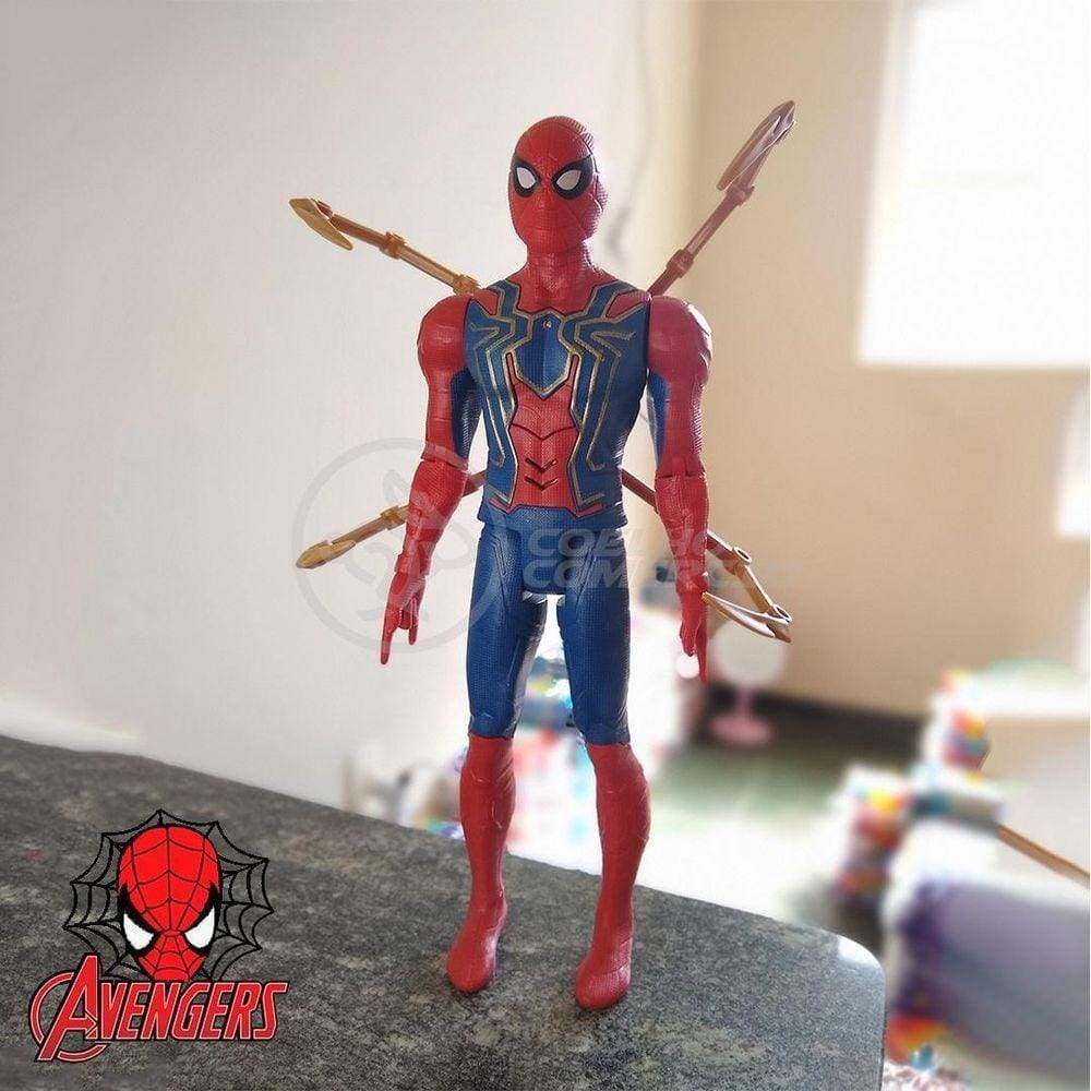 Boneco Action Figure Vingadores Ultimato Homem Aranha 29Cm