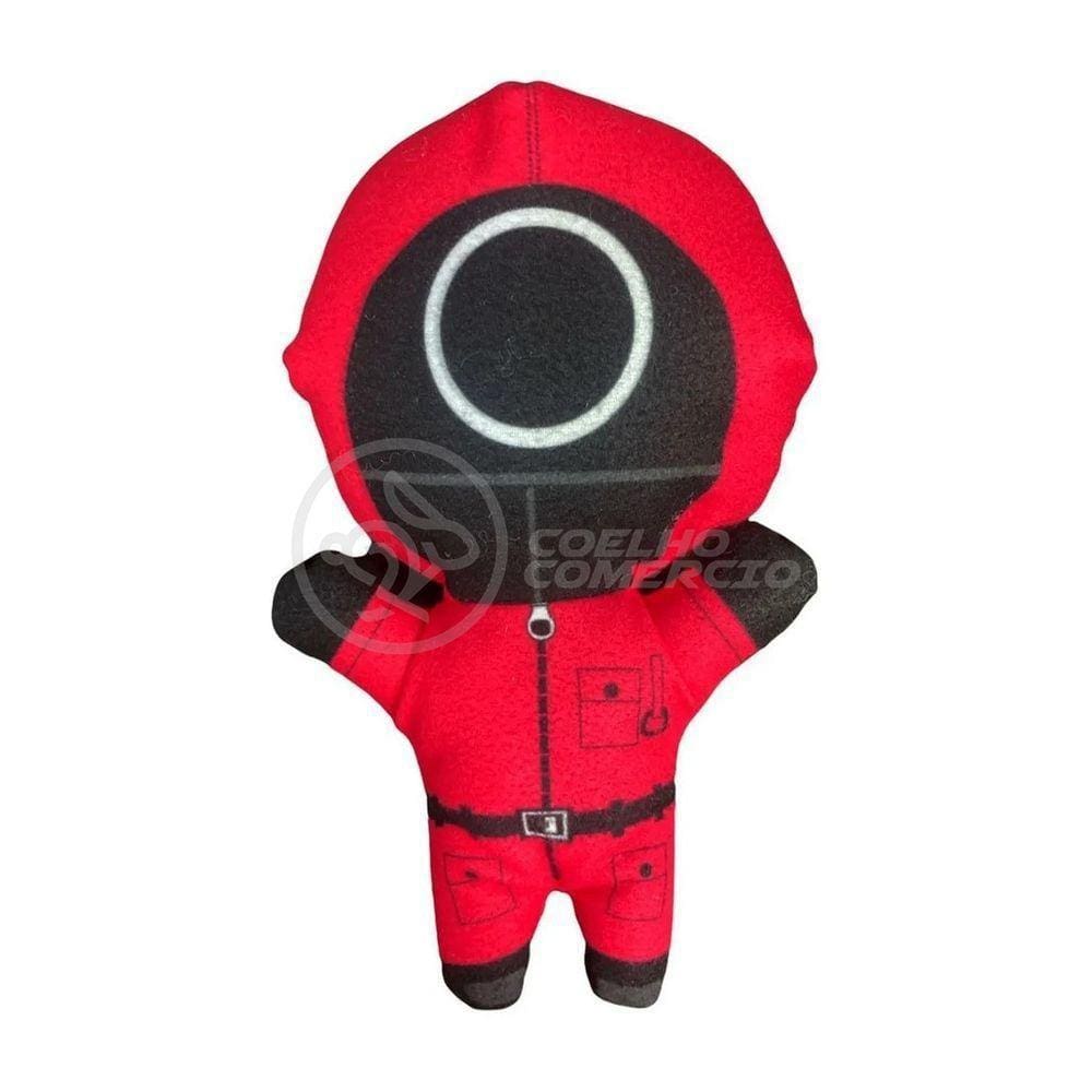 Boneco De Pelucia Squid Game Round 6 Vermelho 26Cm