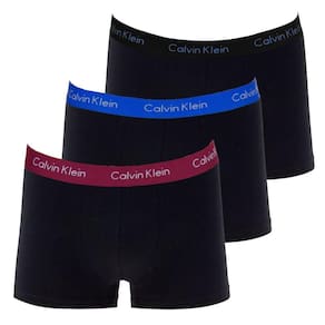 Kit C/ 3 Cuecas Calvin Klein Boxer Low Rise Trunk - U2664D