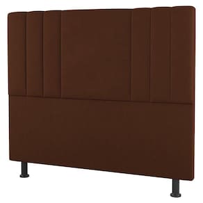 Cabeceira Cama Box Casal Grace 140Cm Suede Terracota