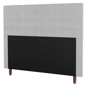 Cabeceira Cama Box Solteiro Parisis 90cm Sintético Branco
