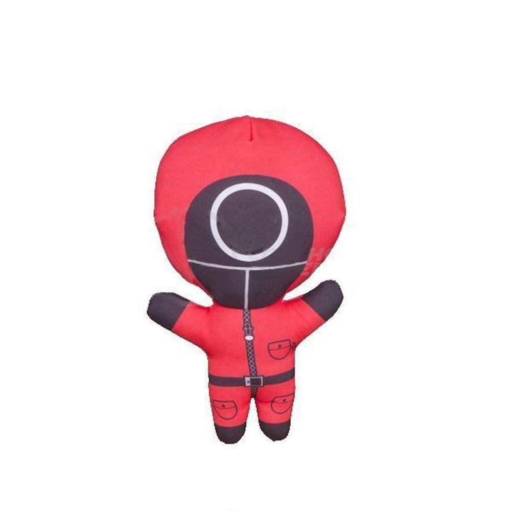 Boneco De Pelucia Squid Game Round 6 Vermelho 26Cm Circulo