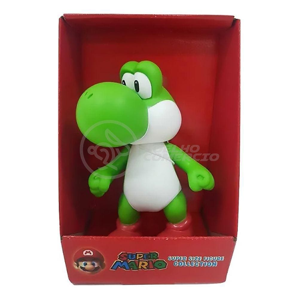 Boneco Action Figure Yoshi Grande Super Size 26Cm - Mario
