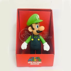 Boneco Action Figure Luigi Super Size 23Cm Super Mario