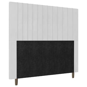 Cabeceira Cama Box Casal Queen Size Nala 160cm Corano Branco