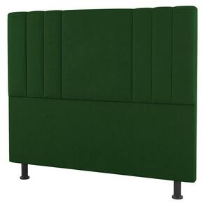Cabeceira Cama Box Casal King Size Grace 195cm Suede Verde