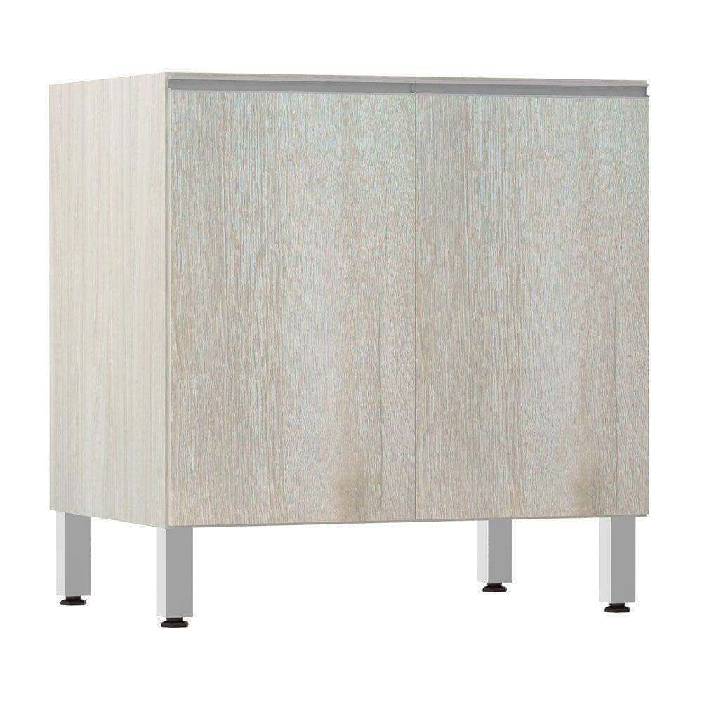 Balcão Sem Tampo 80cm Lis Legno Crema