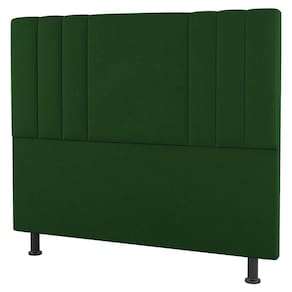 Cabeceira Cama Box Casal Grace 140Cm Suede Verde