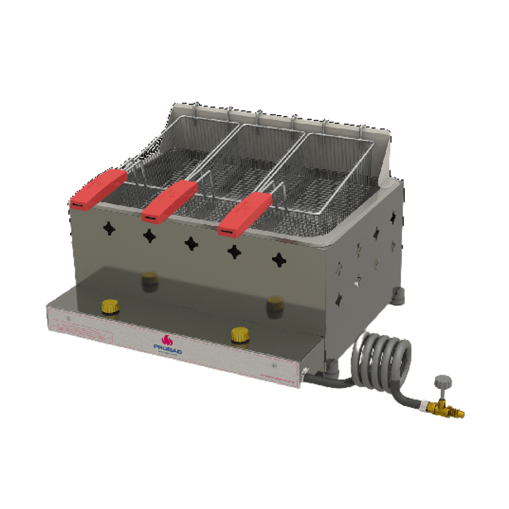 Fritadeira A Gás Progás 7 Litros Com 3 cestos PR-30 G GN