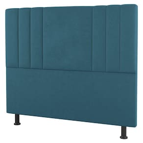 Cabeceira Cama Box Casal Grace 140cm Suede Turquesa - Abmaza