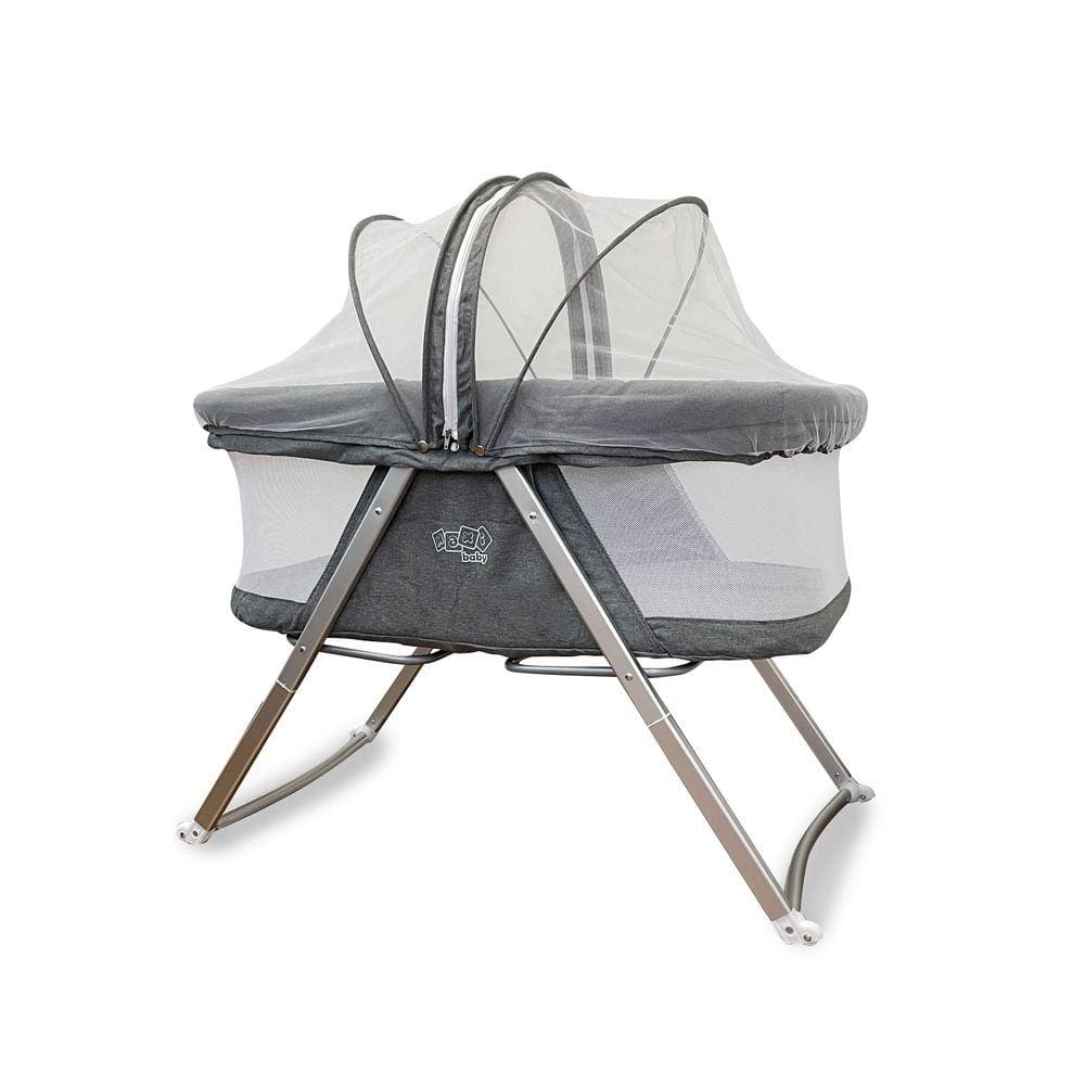 Berço Moisés Portátil Com Balanço Comfy 9kgs Cinza - MaxiBaby