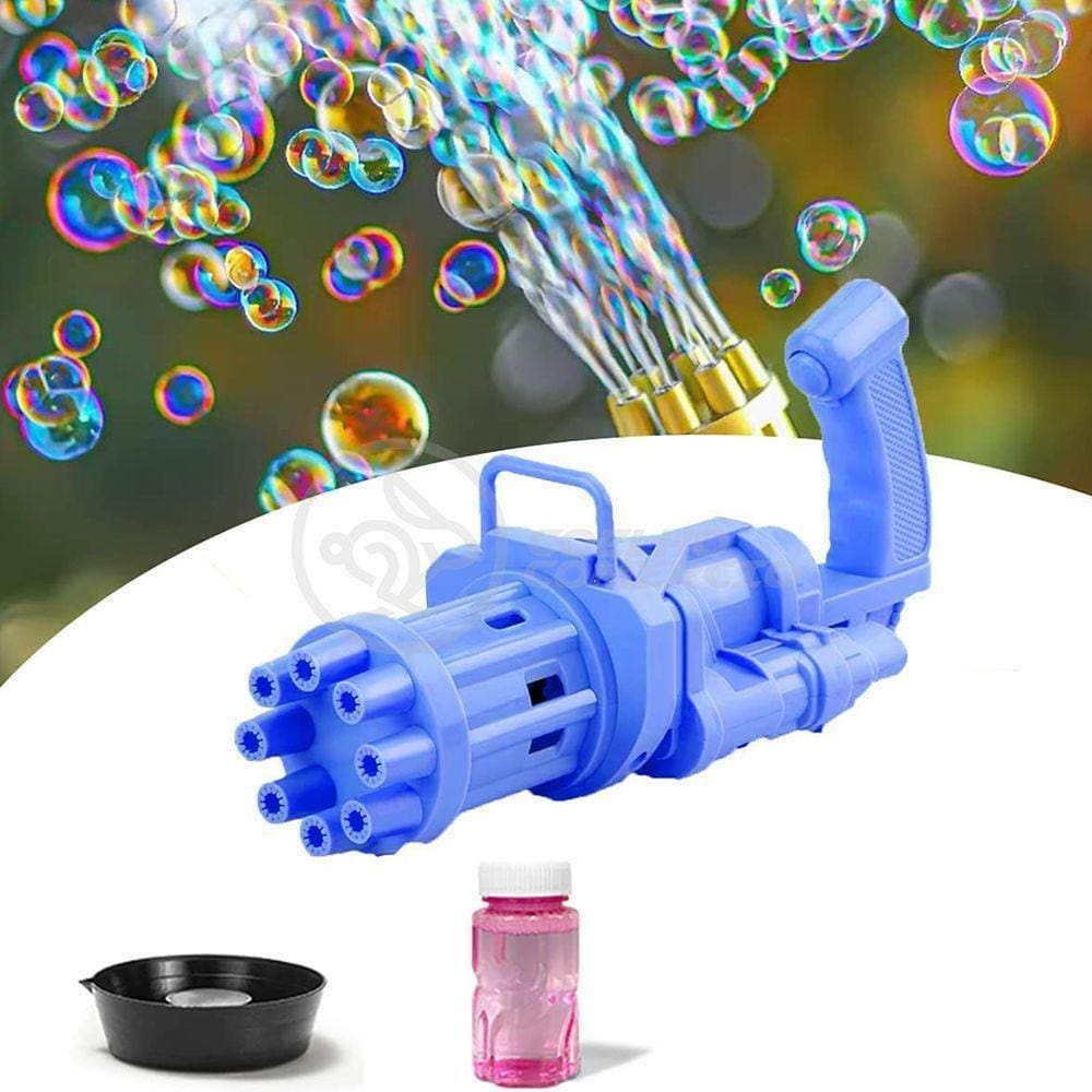 Máquina Elétrica Tiktok Lança Bolhas Azul