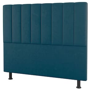 Cabeceira Cama Box Casal Cora 140Cm Suede Turquesa