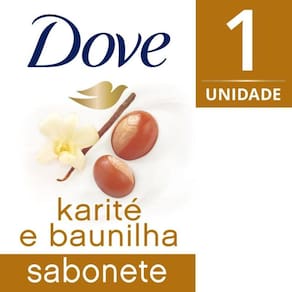 Sabonete em Barra Dove Karité e Baunilha 90g