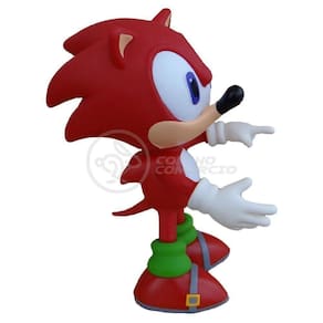 Boneco Sonic Red Vermelho Grande Super Size 23Cm - Sonic